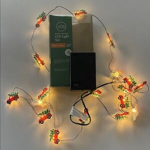 Winter Wonder Christmas Truck LED String Lights Green‎ Wire